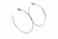 Aros grandes finos en Plata 925