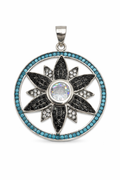 Colgante Mandala Estrella con Circonitas en Plata 925