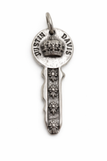 Colgante Llave Corona Justin Davis en Plata 925
