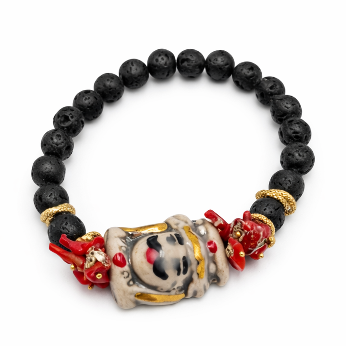 Cerámica artística, lava volcánica y coral mediterráneo