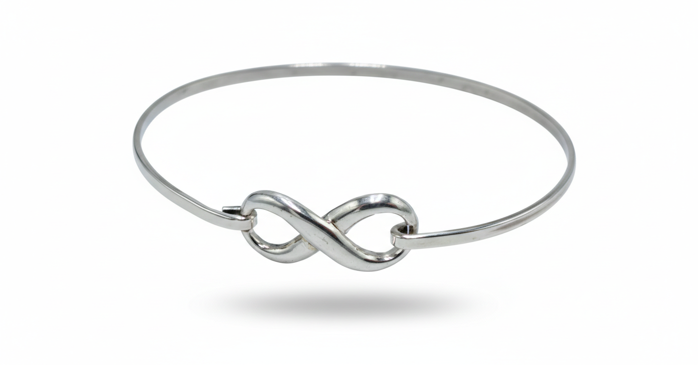 Pulsera Infinito Minimalista en Plata 925