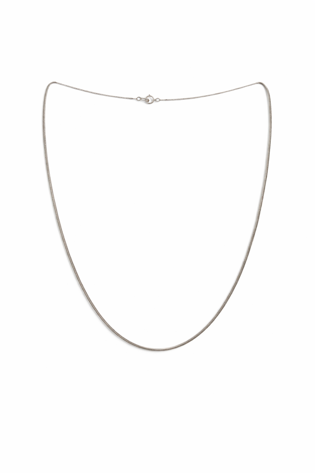 Cadena Tipo Snake Redonda de Plata 925