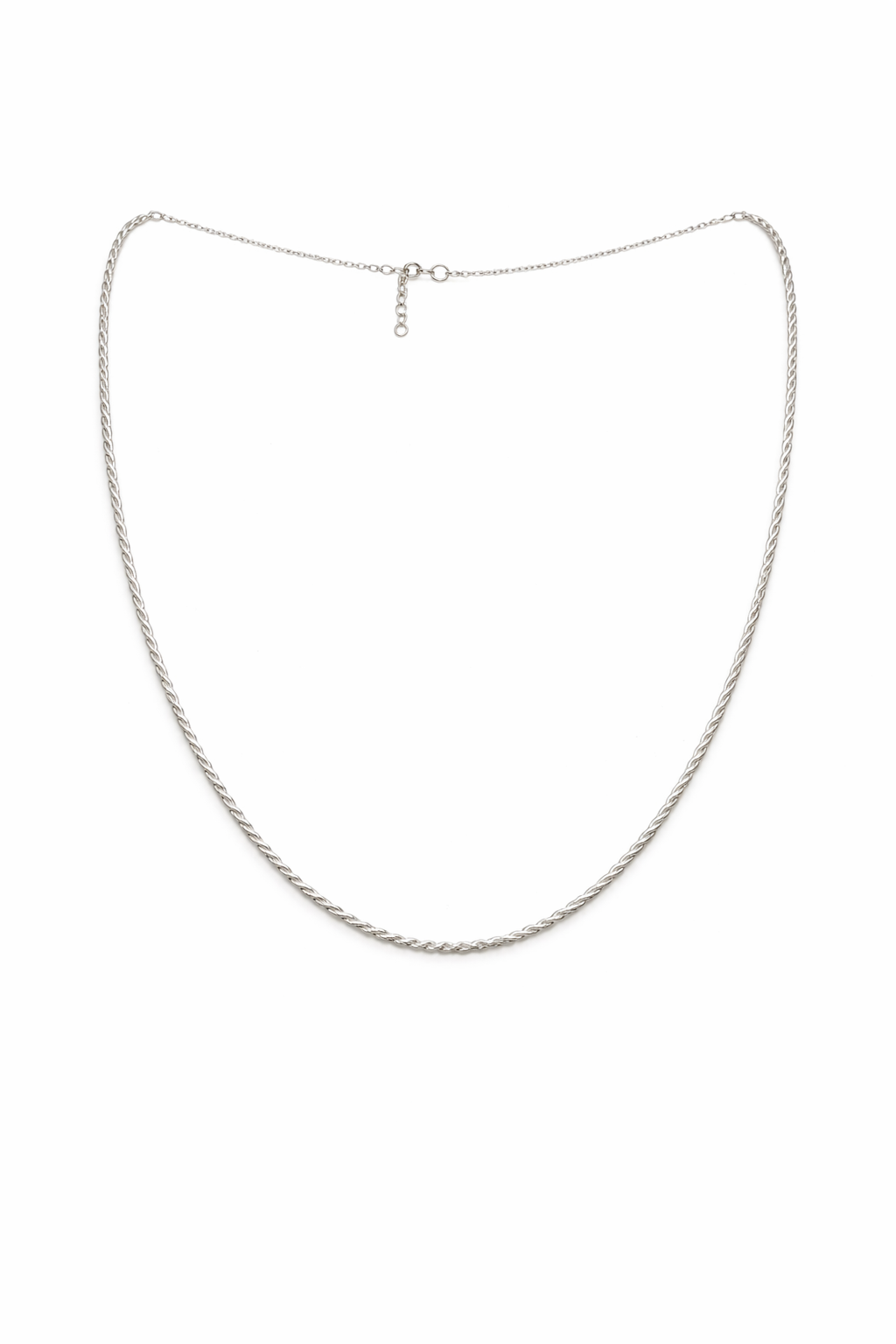 Cadena Tipo Cuerda (Rope) de Plata 925