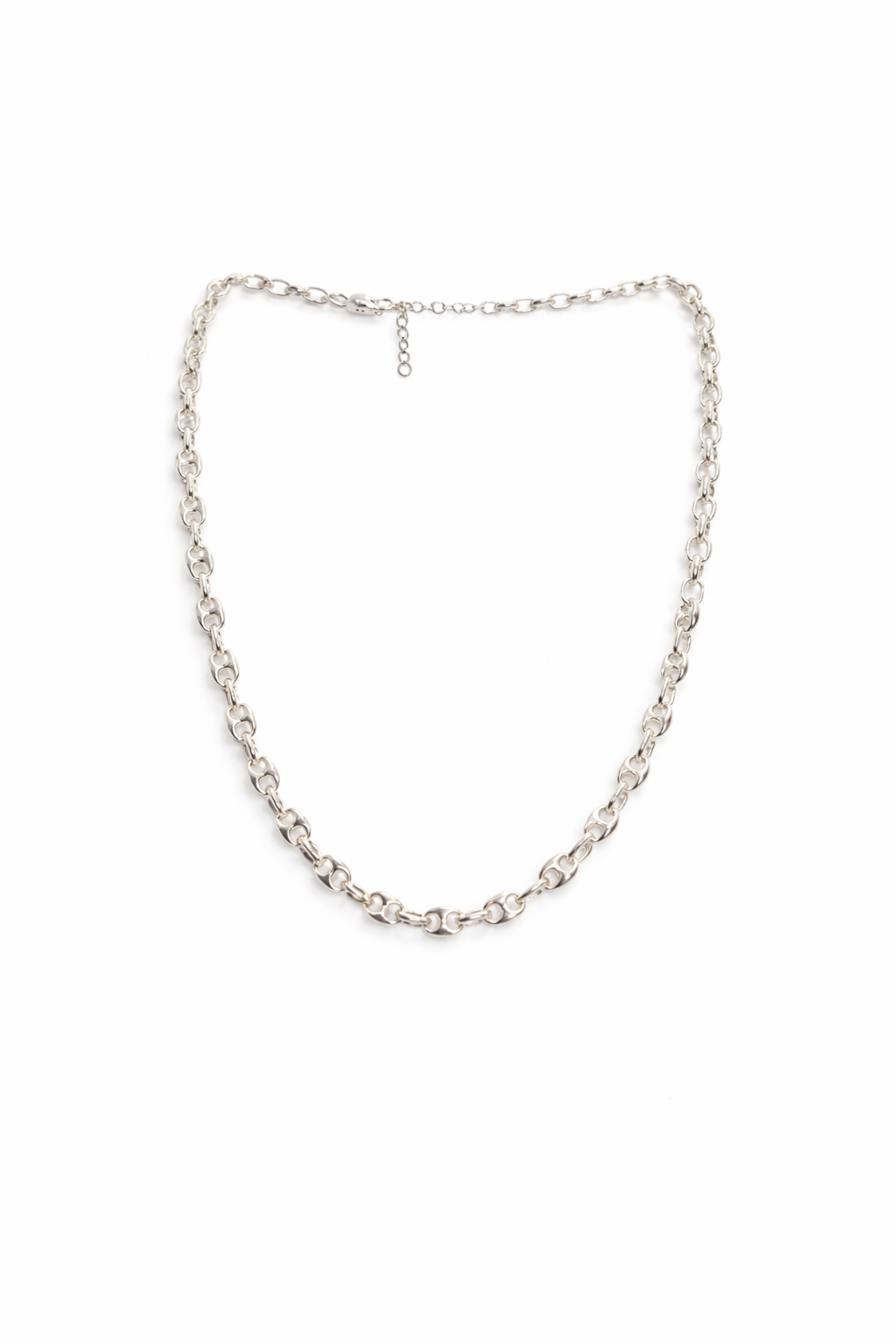 Cadena Eslabón calabrote de Plata 925